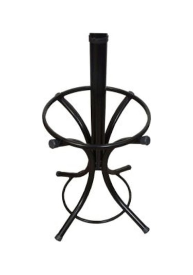 Lüks Siyah Kalın Metal Den Portmanto Askılık Üreticiden Hol Antre Büro Ofis 100 Kg Taşıma Siyah