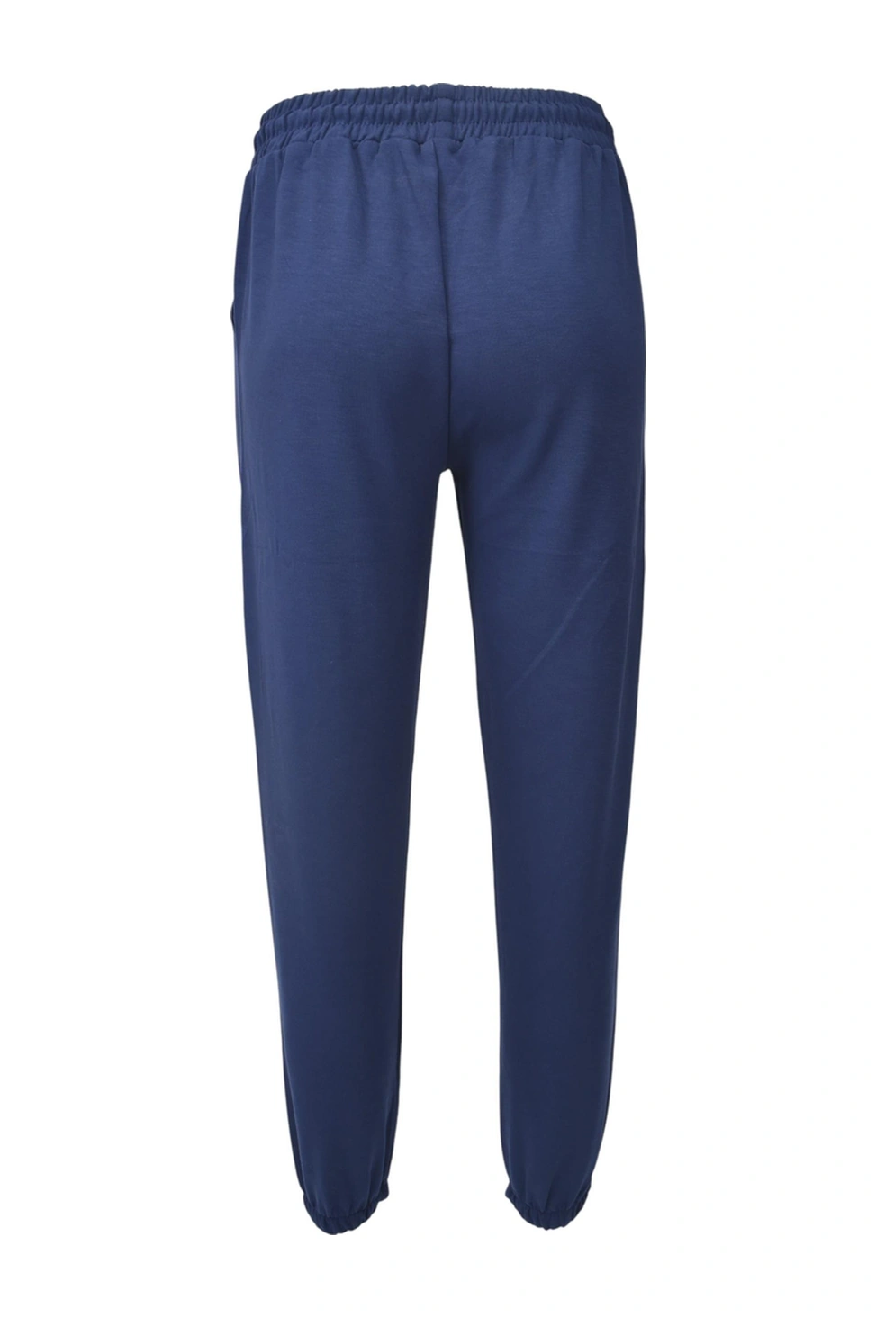 Modal Kumaş Lastik Paça Cepli Eşofman Altı - Lacivert Lacivert