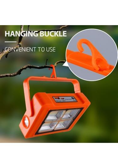 Cbtx Açık Güneş Kamp Işığı Taşınabilir Acil Çalışma Tamir Lambası El Feneri Mavi