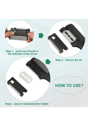 Jilet Tarak İnce Saç Tarağı Kuaförlük Jilet Tarak Saç Kesimi