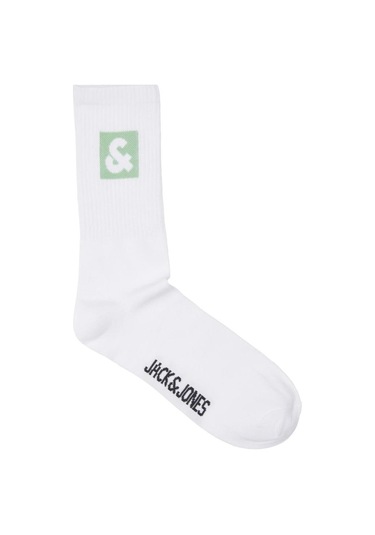 Jack & Jones Jacli Logo Tennis Sock Erkek Çorap-26490 - Yeşil