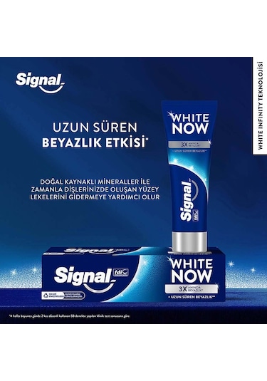 Signal White Now Original Diş Macunu 5 x 75 ML