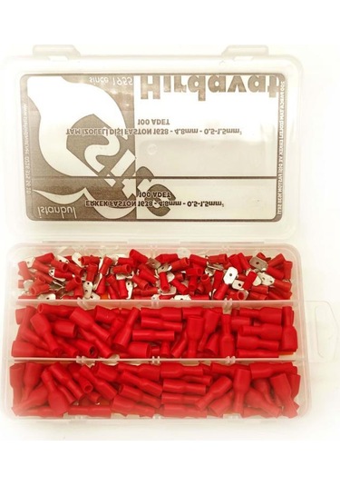 200 Parça Tam Izoleli Erkek ve Dişi Faston 4.8Mm - 0.5-1.5Mm2