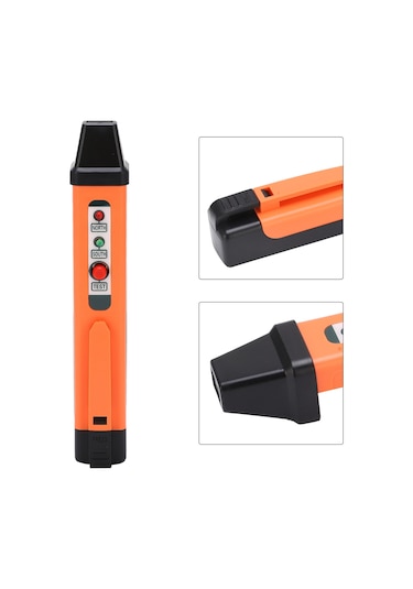 Tenfowee 862m Modeli Yüksek Hassasiyetli 5mt/50gs Manyetik Kutup Tanı Test Kalemi - Led Işıklı Ns Kutup Belirleyici