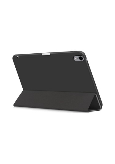 Ipad Uyumlu Air 2020 /air 2022 İçin Otomatik Uyandırma/uyku Litch Skin Pu Deri Üç Katlı Stand Kılıfı Ve Kalem Tutucu