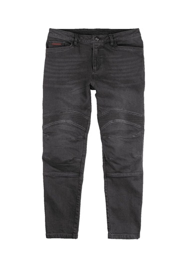 Icon Slabtown Denim Korumalı Motosiklet Pantolonu Siyah