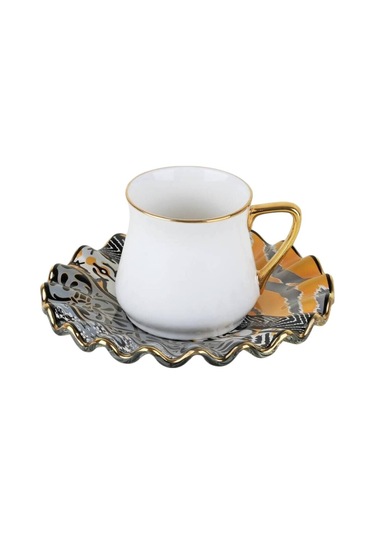 Glore Zarif Vintage Kahve Seti 2 Li -82586
