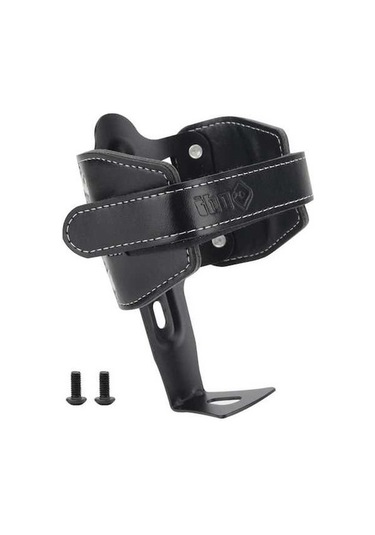 Dancemonkey Odı İnek Derisi Şişe Kafesi Montajlı Su Şişesi Tutucu, Vidalı - Siyah Acid Yeşili