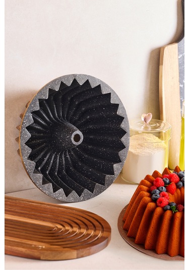 Cake Pro Döküm Yıldız Gold Kek Kalıbı Gold