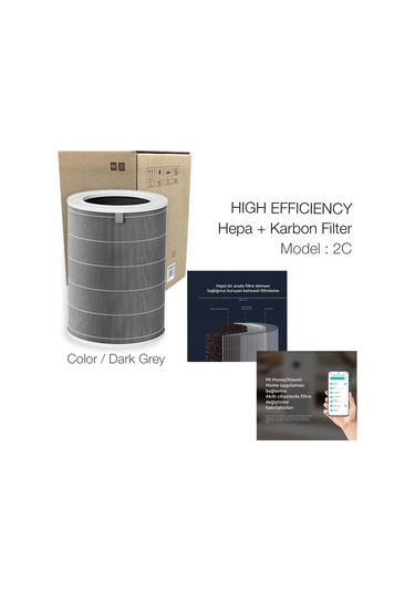 Xiaomi Mi Air Purifier 2c Filtre Gri Hepa High Efficiency