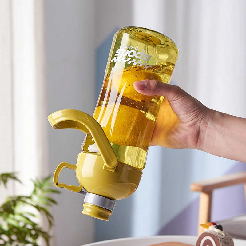 Moveevo Yeşil Spor Su Bardağı 1420ml - Taşınabilir El Tutulu Plastik Kettle, Outdoor, Egzersiz Ve Öğrenci Kullanıma Uygun Çok Renkli