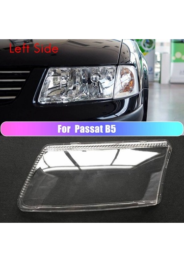 Dinosaurs Çift Sol + Sağ Passat B5 Araba Far Camı Kapağı Far Abajur Ön Işık Shell Kapak