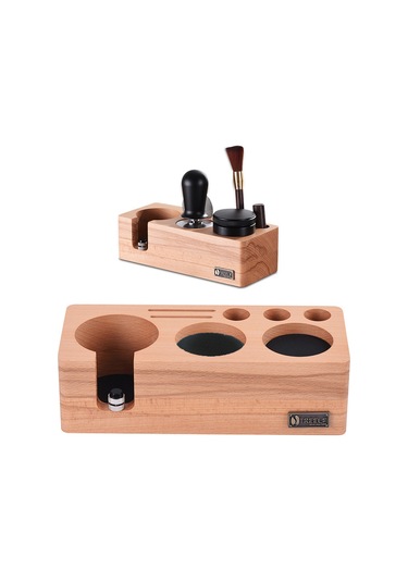 Treelf Espresso Sıkıştırma İstasyonu 58mm Espresso Kahverengi