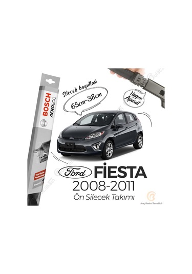 Ford Fiesta Muz Silecek Takımı 2008-2011 Bosch Aeroeco