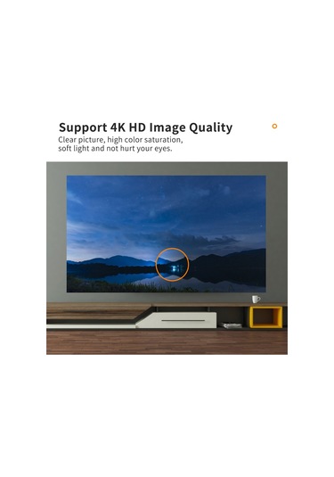 Hombey 84 İnç 16:9 Taşınabilir Metal Işık Direnci Yüksek Kaliteli Projeksiyon Ekranı - Deliksiz Montaj, Çift Taraflı Yapıştırıcı İle