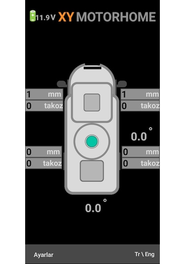 Motorlu Karavan Kolay Dengeleme Cihazı