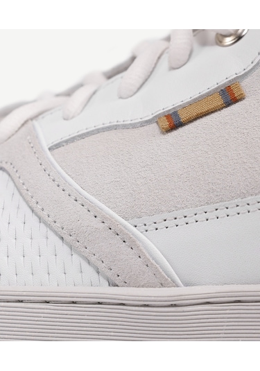 Yargıcı Deri-süet Detaylı Sneaker 24yeay4473x 002 Beyaz