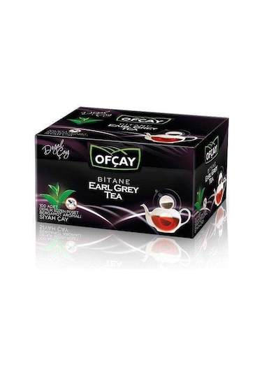 Ofçay Bitane Earl Grey Bergamot Aromalı Siyah Süzen Demlik Poşet Çay 100 x 3.2 G