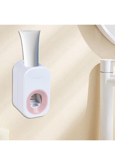 Suntek Magideal Ev Banyo Otel D İçin Otomatik Diş Macunu Dispenseri Beyaz