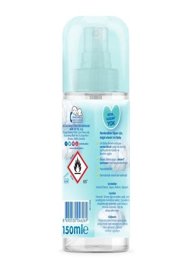 Uni Baby Nemlendiricili Bebeksi Dokunuş Bebek Kolonyası 150 Ml