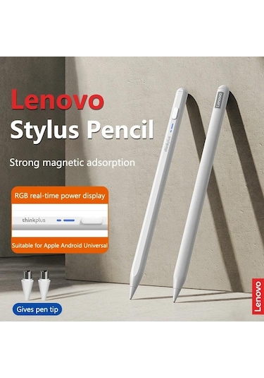 Lenovo Thinkplus Universal Bp16 Dokunmatik Kalem Tablet Mobil Android İos Telefon İpad Uyumlu Aksesuarları Çizim Tableti Kalem