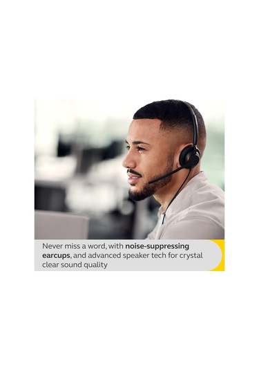 Jabra Engage 40 UC Duo Kablolu Kulak Üstü Kulaklık