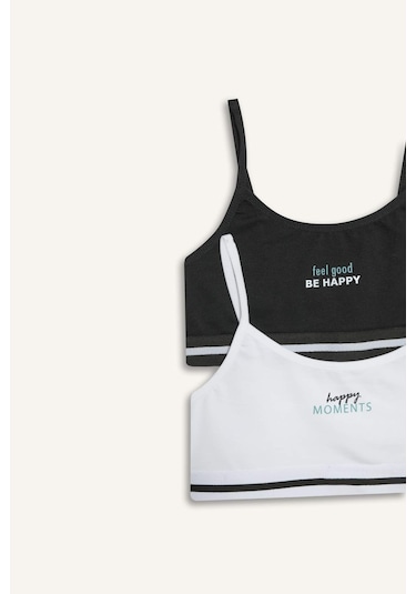 DeFacto Baskılı 2'li First Bra E8141A825SPWT34