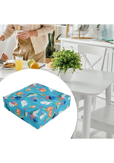 Homyl Sandalye Için Yükseltici Koltuk Minderi, Bebek Erkek Kız Deniz Dünyası