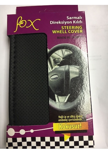 Fox Sarmalı Dikmeli 37-38 Cm Direksiyon Kılıfı