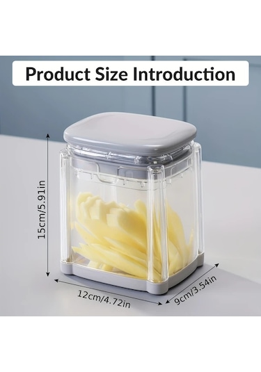 Dashanshop 1 Set Gri French Patates Kesici Soğan Doğrayıcı Havuç Kesici Mutfak Aletleri Salatalık Ve Patates Çok Amaçlı Sebze Kesici Grey 1 Parça