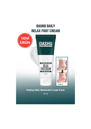 Dashu Daily Relax Foot Peeling Etkili Nemlendirici Ayak Kremi 75 ML