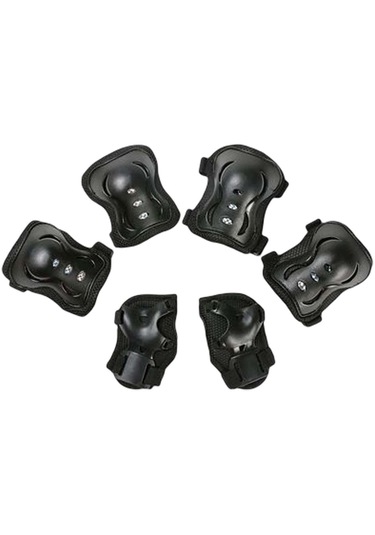 Suntek Çocuklar Koruyucu Dişli Diz Bilek Dirsek Pedleri Turuncu Turuncu