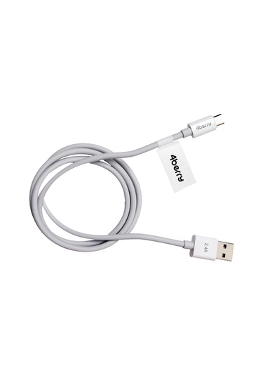 Eco-amt Beyaz Usb-a-micro Usb Kablo 1.2 M, 2.4 A Hızlı Şarj