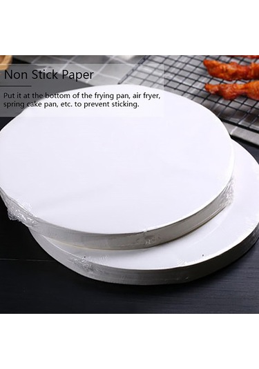 Teltree 500'lük Yapışmaz Pişirme Kağıdı Seti - Fırın, Mikrodalga Ve Airfryer İçin Çok Boyutlu Yuvarlak Kağıtlar Diğer