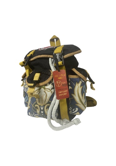 Kaliteli Tek Gözlü Vintage Disayn Unisex Sırt Günlük Okul Gezi Kamp Trekking Çantası Kc Ahtapot Bag Siyah - Gri