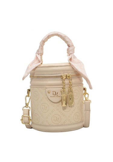 Lyon Üstdüzey Nişsilindir Gelçantası Kovaçancapraz Vücut Çantası - Beyaz Beyaaz