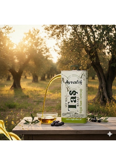 Ayvalık Natürel Soğuk Sıkım Sızma 4 5l Zeytinyağı