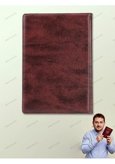 Sbm Place Pasaport Kılıfı 254916521 Bordo