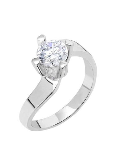 Starlight Diamond Pırlanta Montür Asimetrik 925 Ayar Gümüş Bayan (429505298)