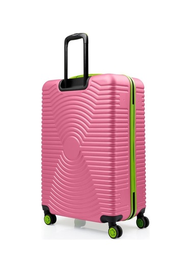 Büyük Boy Valiz 4x2 Teker Pembe 1169