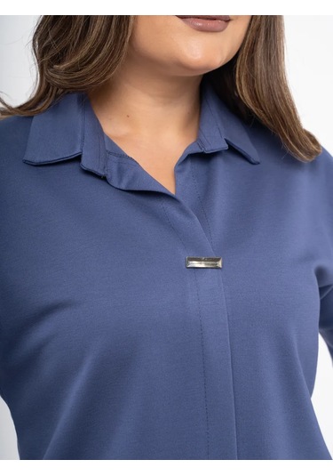 Hanıfa Ofis Oversize Bluz 305842068 Siyah