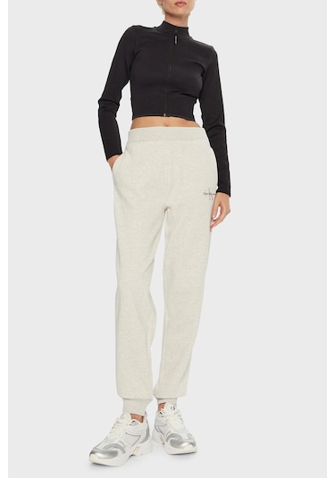 Calvin Klein Bayan Pantolon J20j223590 P6g Açık Gri Açık Gri Calvin Klein Bayan Pantolon J20j223590 P6g Açık Gri Açık Gri