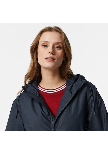 Rains Lohja Short Insulated W3t1 Kadın Lacivert Yağmurluk Düz 15780 Lacivert