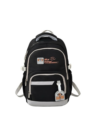 Perfect Yeni Moda Sırt Çantası Ortaokul Lise Öğrencisi Okul Çantası Siyah