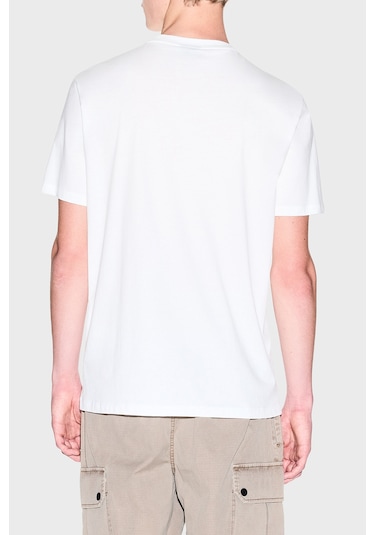Armani Exchange Erkek T Shirt Xm001784 Af10356 U0009 Beyaz Beyaz