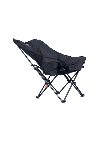 Windcamp Bel Korunaklı  Katlanır Kamp Sandalyesi Siyah