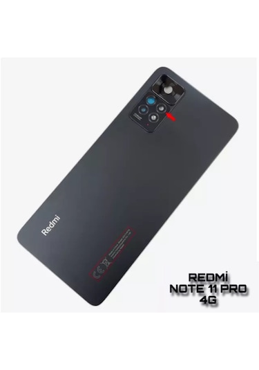 Xiaomi Redmi Note 11 Pro Arka Pil Batarya 4g Kapak Kamera Lensli