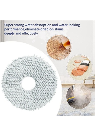 Amigaelegant Roborock P10 / Roborock Q Revo Robot Süpürge Paspas Bezi İçin 4 Adet