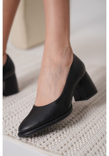 Kocadal Kocadal Candie Siyah Cilt Kadın Stiletto Muhtelif