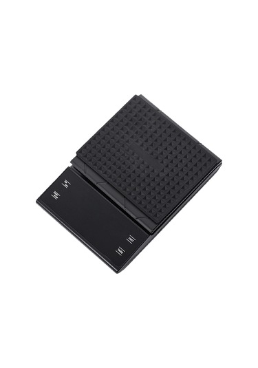 Homyl Mutfak Cafe Için Dijital Terazisi Denge Ağırlık Ölçeği Siyah